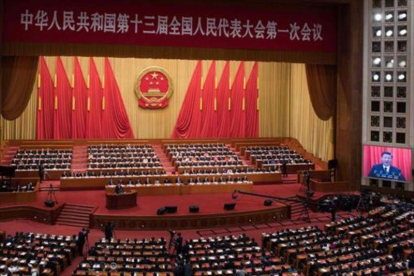 Asamblea Nacional Popular de China.-AFP / NICOLAS ASFOURI