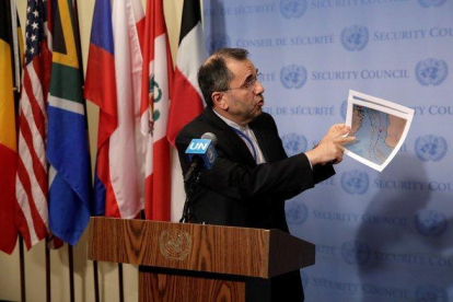 El embajador de Irán ante las Naciones Unidas, Majid Takht-Ravanchi.-EFE / EPA