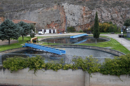 Estación depuradora de aguas residuales de la capital.-Luis Ángel Tejedor