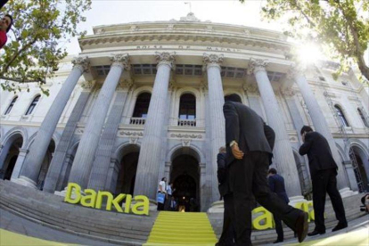 Acto de presentación de la salida a bolsa de Bankia, en el 2011.-ARCHIVO /DAVID CASTRO