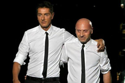 Foto de archivo de Domenico Dolce y Stefano Gabbana.-AP / FILIPPO MONTEFORTE