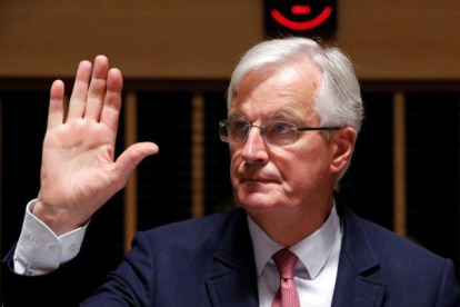 El responsable de la UE en las negociaciones sobre el brexit, Michel Barnier.-YVES HERMAN (REUTERS)
