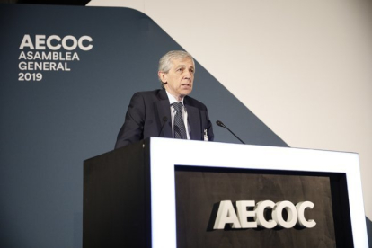 El presidente de la Asociación de Empresas del Gran Consumo (Aecoc), Javier Campo.-EL PERIÓDICO