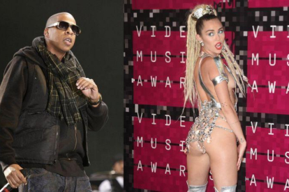Jay-Z y Miley Cyrus cantarán en los 50 años de Woodstock.-AP