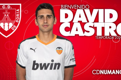 David Castro militó la pasada temporadas en las filas del filial del Valencia. HDS