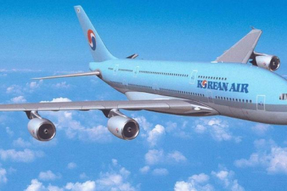 Una avión de Korean Air.-