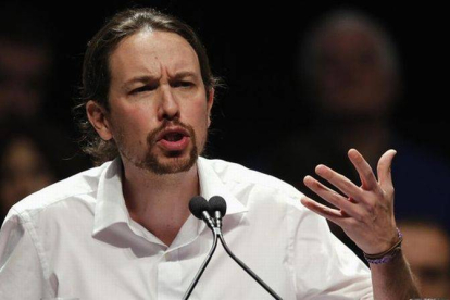 Pablo Iglesias, líder de Podemos.-Foto: REUTERS / MARCELO DEL POZO