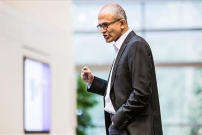 Satya Nadella, consejero delegado de Microsoft.-
