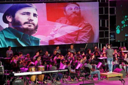 Homenajes a Fidel Castro en la Habana, Cuba.-EFE