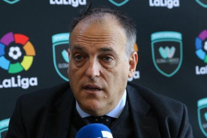 Javier Tebas, presidente de LaLiga.-EFE / ÁLEX CRUZ