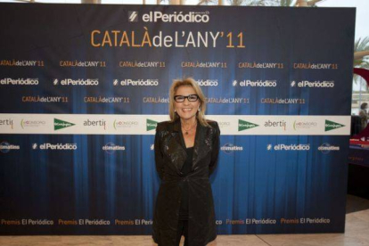 Sita Murt, en los Premios Català de l'Any del 2012, en el Teatre Nacional de Cataluña.-