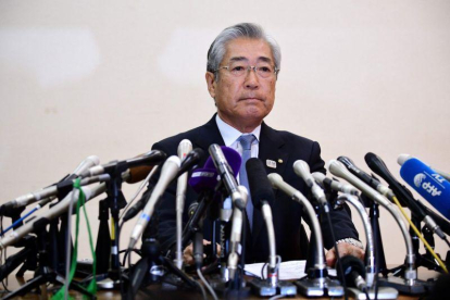 El presidente del Comité Olímpico de Japón (JOC), Tsunekazu Takeda.-AFP