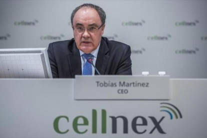 Tobías Martínez, consejero delegado de Cellnex.-FERRAN SENDRA