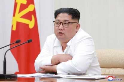 El líder norcoreano Kim Jong-un.-EFE