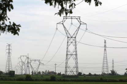Torre eléctrica en Folgueroles-JOSEP GARCIA