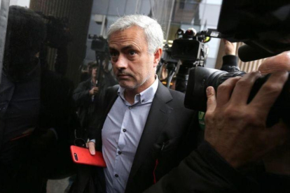 Jose Mourinho entra a declarar a los juzgados de Pozuelo por fraude a Hacienda el pasado mes de noviembre.-DAVID CASTRO