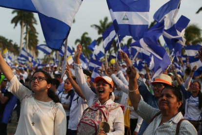 Protestas en Nicaragua en contra del presidente Daniel Ortega.-REUTERS