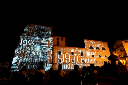Videomapping en El burgo para conmemorar el aniversario de Las edades del hombre - ANA HERNANDO