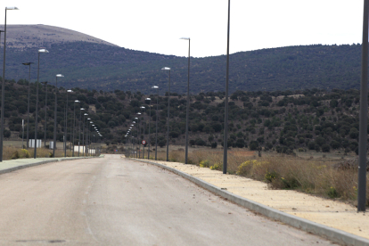 El Parque Empresarial del Medio Ambiente, PEMA, que promueve la Junta en la localidad de Garray. MARIO TEJEDOR