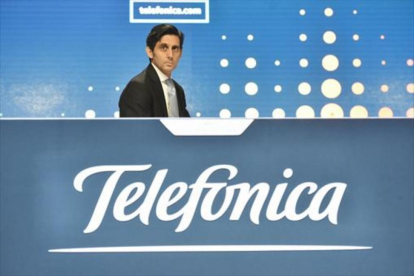 José María Álvarez-Pallete, presidente de Telefónica, en Madrid.-EFE / FERNANDO VILLAR