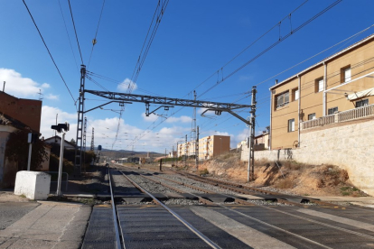 Arcos de Jalón, localidad conectada por tren con Madrid y Zaragoza a través de esta línea. HDS