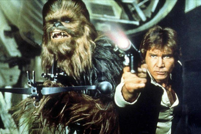 El actor Harrison Ford, en una secuencia de 'La guerra de las galaxias 4: Una nueva esperanza'.-