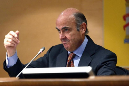 El ministro de Economia en funciones, Luis de Guindos.-