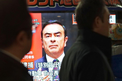 Carlos Ghosn se enfrenta a nuevos  cargos en Japón.-AFP