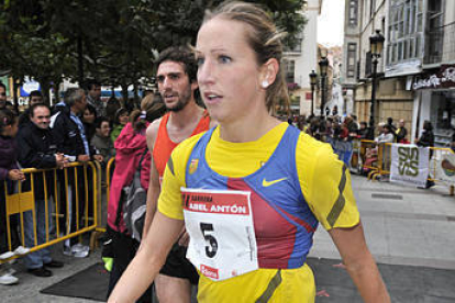 Estela Navascués quiere coger experiencia en la distacia de maratón. / Valentín Guisande-