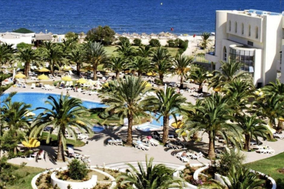 Hotel de TUI en Túnez.-