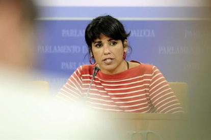 La líder de Podemos en Andalucía, Teresa Rodríguez.-EFE / RAÚL CARO