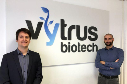 Vytrus Biotech, fundada en Terrassa por Albert Jané y Óscar Expósito, prevé incorporarse al Mercado Alternativo Bursátil (MAB) en el 2019.-EL PERIÓDICO (ARCHIVO)
