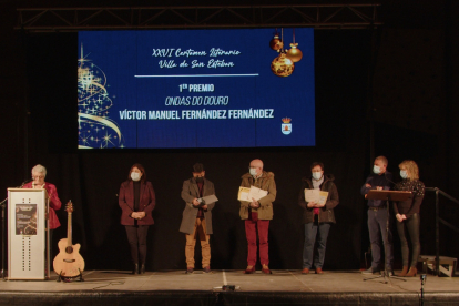 Ceremonia de entrega de los premios organizados por el Ayuntamiento de San Esteban.-A. HERNANDO