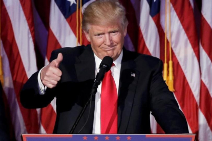 La victoria de Trump desencadenó una respuesta masiva de los jugadores de la NBA.-REUTERS / MIKE SEGAR