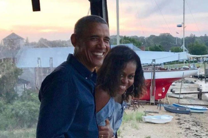 Barack y Michelle juntos.-INSTAGRAM