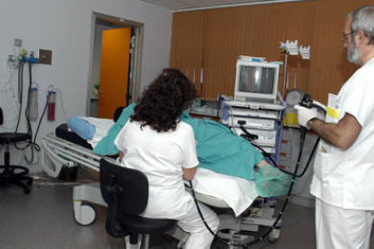 Área de Digestivos en el compleio hospitalario de Soria. / ÁLVARO MARTÍNEZ-