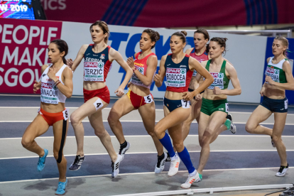 Marta Pérez sigue pensando en el 1.500 a pesar de su brillante actuación en los cinco kilómetros. HDS