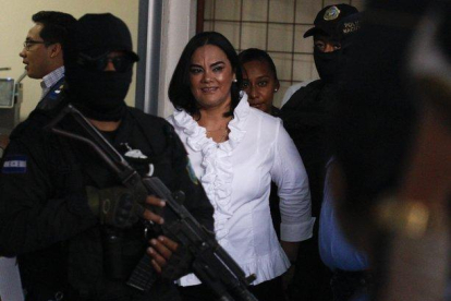 Rosa Elena Bonilla, esposa del expresidente de Honduras, Porfirio Lobo.-AP
