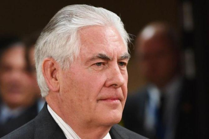 El Secretario de Estado estadounidense, Rex Tillerson.-EMMANUEL DUNAND