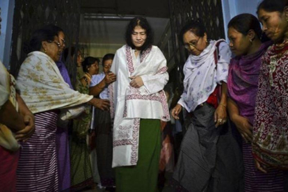 Irom Sharmila en una imagen de archivo del 20 de agosto del 2014.-AP / BULLU RAJ
