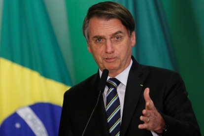 Jair Bolsonaro decpeciona a los brasileños por su forma de gobernar.-REUTERS