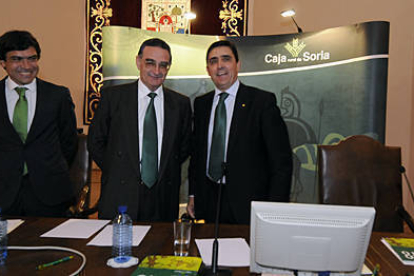 Alfonso de la Lastra, Anselmo García y Carlos Izquierdo. / A. M.-