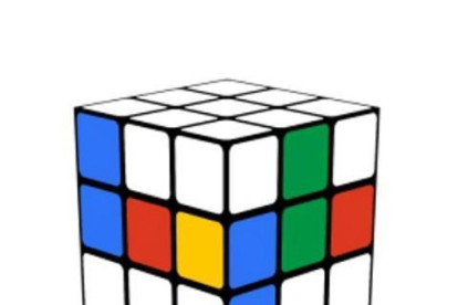 Imagen del cubo de rubik, en Google.-