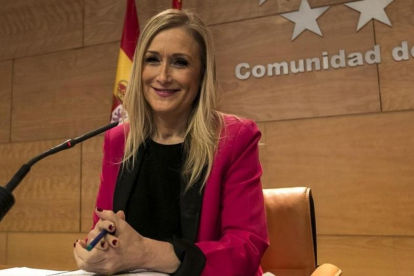 Cristina Cifuentes, presidenta de la Comunidad de Madrid.-EFE / SANTI DONAIRE