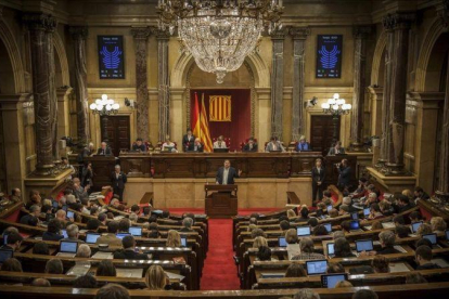 Pleno del Parlament.-CARLOS MONTAÑÉS