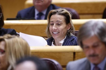 Marta Domínguez, en el senado.-JUAN MANUEL PRATS