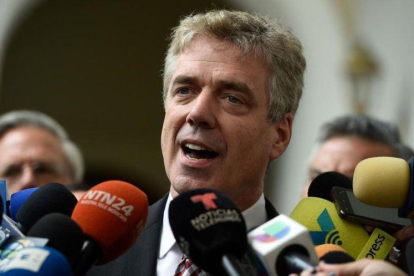 El embajador alemán en Venezuela, Daniel Kriener.-FEDERICO PARRA (AFP)