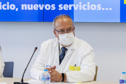 Enrique Delgado, gerente de Asistencia Sanitaria de Soria. MARIO TEJEDOR