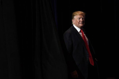 El presidente de los Estados Unidos, Donald Trump, en un evento en Washington.-AP