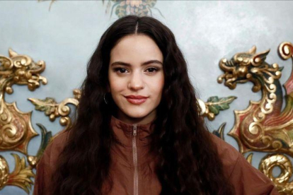 Rosalía, durante una entrevista sobre su segundo disco.-MARISCAL (EFE)